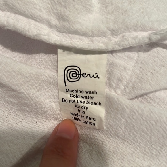 Adorable white linen pants - Picture 5 of 5